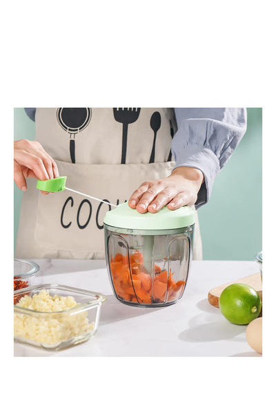 Bisbell 5Blade Pull Chopper ,Stainless Steel Blade Suitable for Chopping Vegetables and Fruits,BB2134