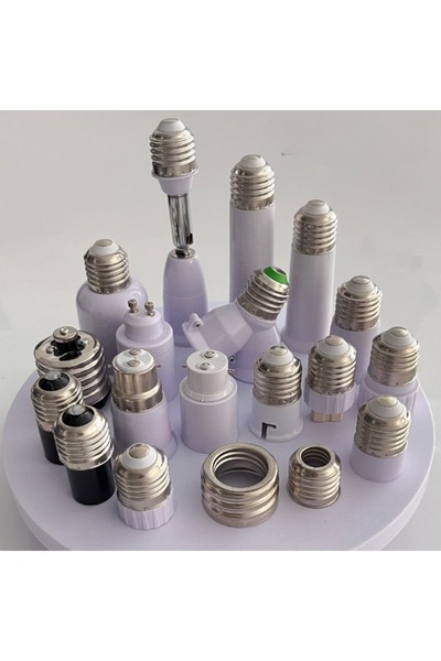 Choice 1 قطعة محول مقبس إضاءة B22 إلى E27 بدون لحام حاملات المصابيح محولات مآخذ المصابيح ممتدة L...