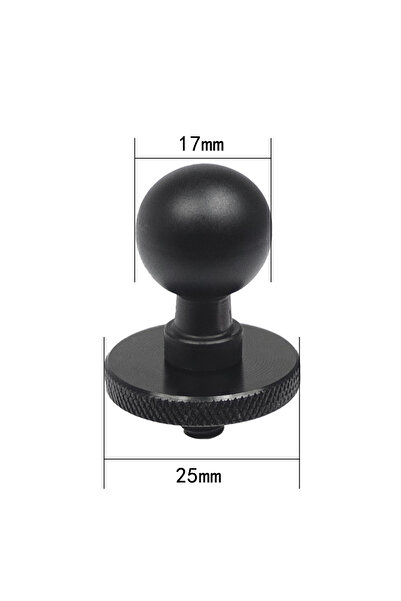 Choice AUTO 17mm to 1 4 17mm Ball Head Adapter Clip Mount for Gopro Action Ca...