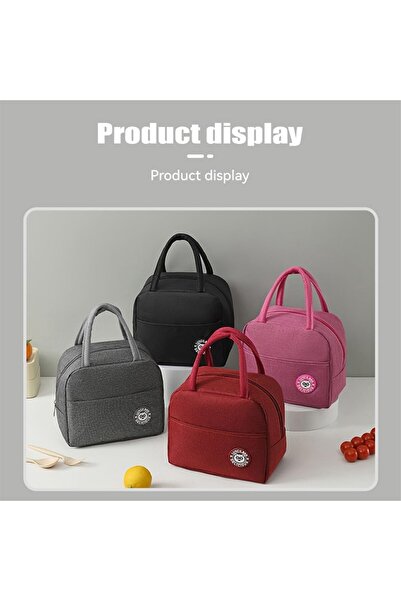 Flippy Thermal Lunch Bag, Flippy, Multifunctional, Compartmented, Waterproof, 22x14x19 cm, Gray