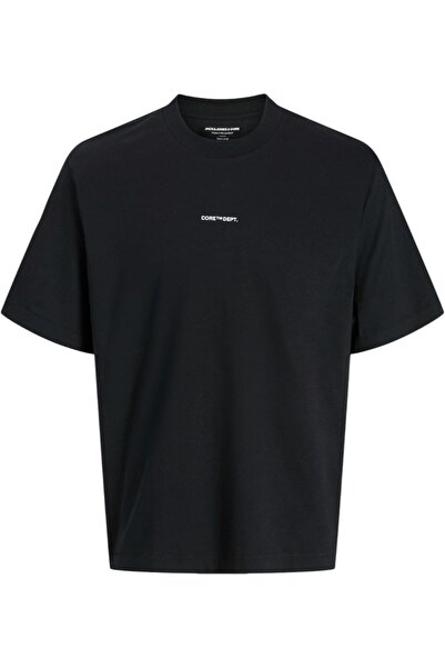 Jack & Jones Tricou JACK & JONES Cover Script Back PLS - 12288178-Negru