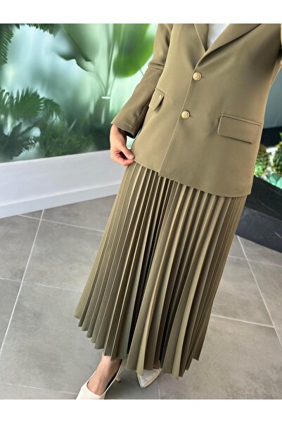 Armine Trend Blazer Ceket 25KT520 Haki