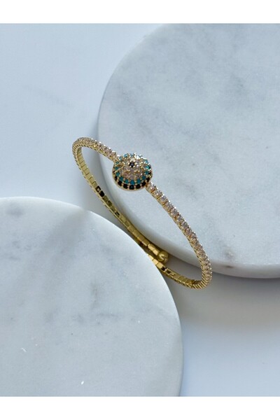 CHARMLUCKY Special Series Stone Evil Eye Bracelet