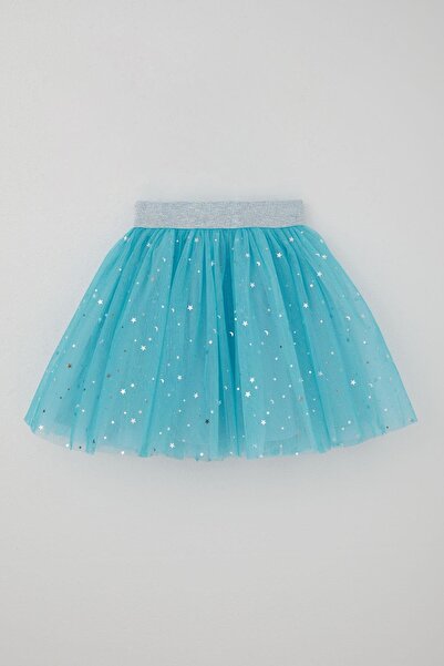 Breeze Дівчача спідниця-пачка з срібними зірками та місяцями, 5-10 років, синя