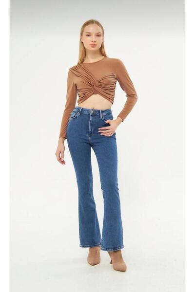 jsshop collection ^^Must-Haves^^New Season Women's High-Waist (Flare) Spanish Flare Jeans