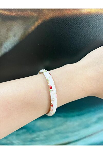 Vitastyle Elegant Flower Patterned Minelli Clamp Bracelet