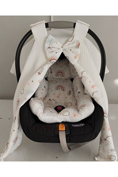 deva design 100% Cotton Muslin Stroller Cover and Cushion