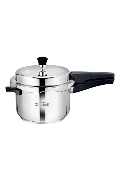 Bisbell Stainless Steel Pressure Cooker Induction Base,3ltr,Durable and Fast Heat Distribution,BB2095
