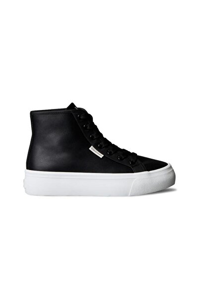 Calvin Klein Спортни обувки VULC FLATF високи кожени CK