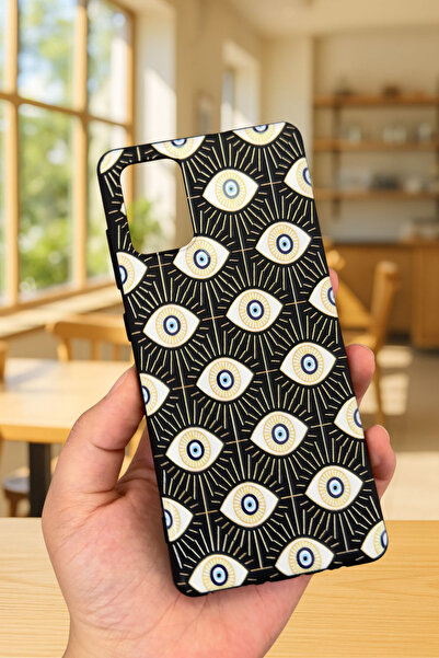 Vip Case Samsung Galaxy A71 Uyumlu Evıl Eye Desenli Silikon Darbe Emici Klasi...