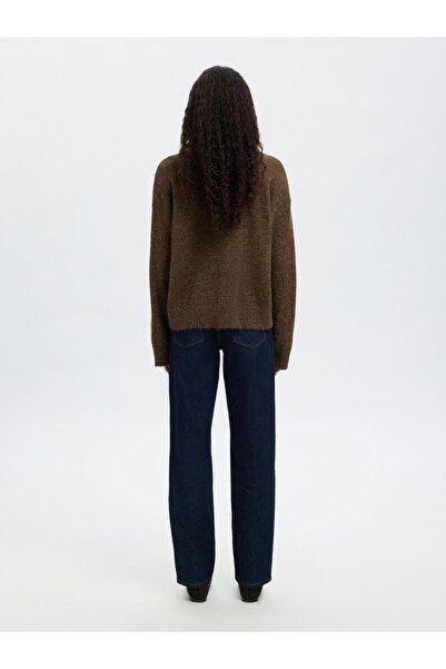 Selected Femme Rollkragenpullover Wollmix