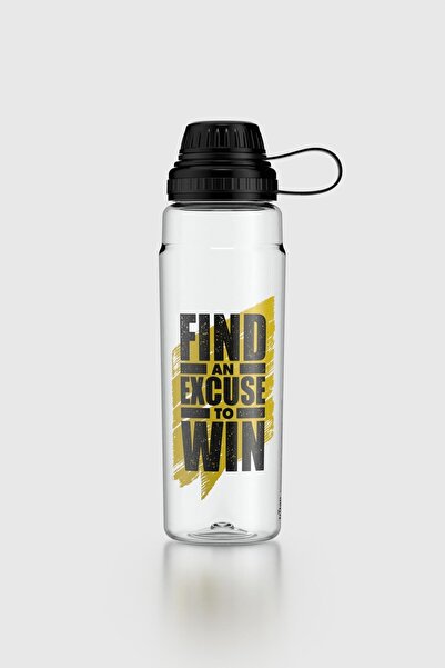 Renga Ege Find Desen 800 ml Tritan Flask 912069 Black