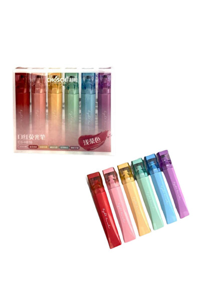 Bafix Fosforlu Kalem Kalem Tipi 6'lı Chosch CS-H816-6