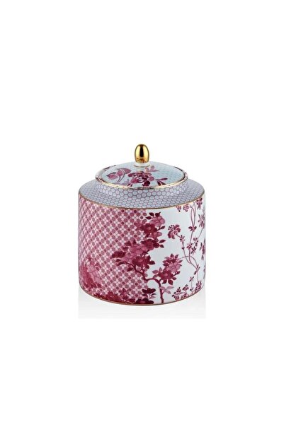 tea delight Regency Damask Kavanoz Pembe 5DDC-B80110RD1