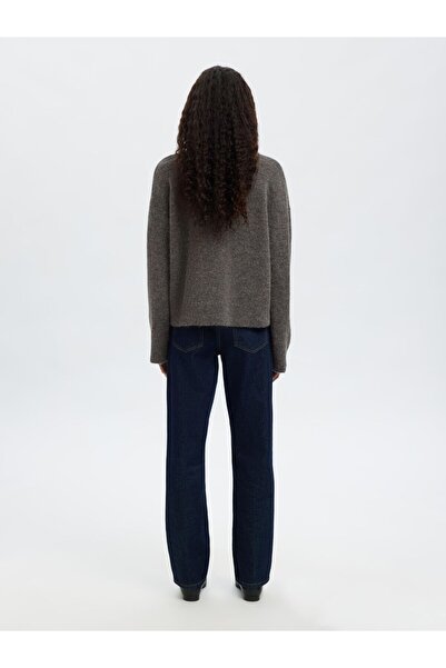 Selected Femme Rollkragenpullover Wollmix