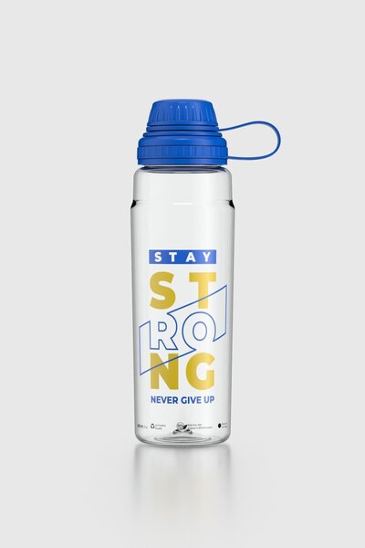 Renga Ege Strong Desen 800 ml Tritan Water Bottle 912069 Blue