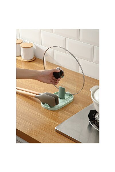 Flippy Foldable, Flippy, Lid, Spoon Holder, Multifunctional, Place on the Kitchen Counter, Pink