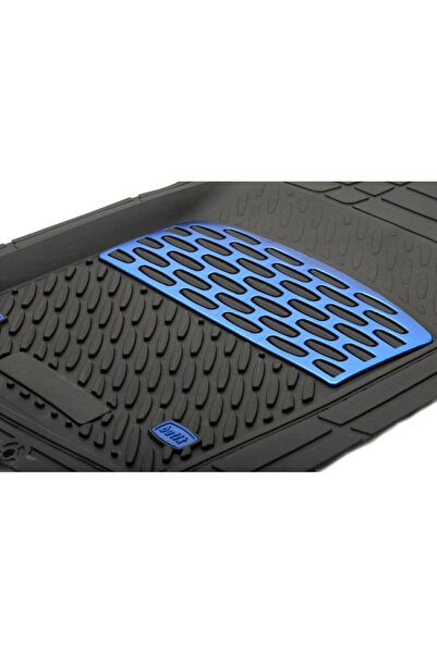 TEAMCAR Fiat Panda II Type Tray Compatible Mats (2003–2012) Blue