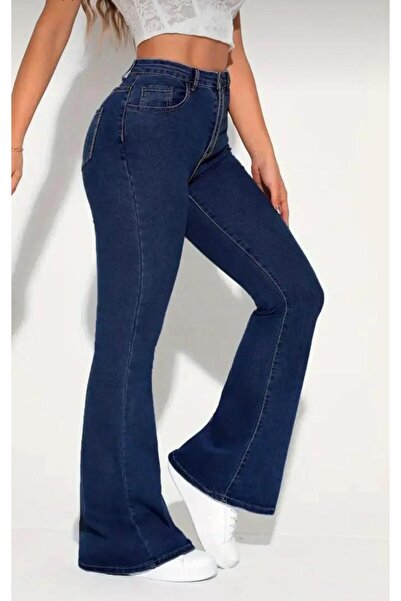 jsshop collection ^^MUST-HAVES^^NOUL SEZON PANTALONI FEMEI HIGH-WAIST (FLARE) JEANS ESPANOL