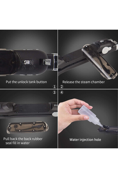 Generic Professional Multi-function Ceramic Spray Steam Hair Straighteners Curler Hair Salon Steam Styler