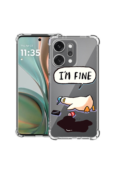 bestcase Αντικραδασμική θήκη πίσω μέρους για OPPO Reno 14 5G με σχεδιασμό Duc...