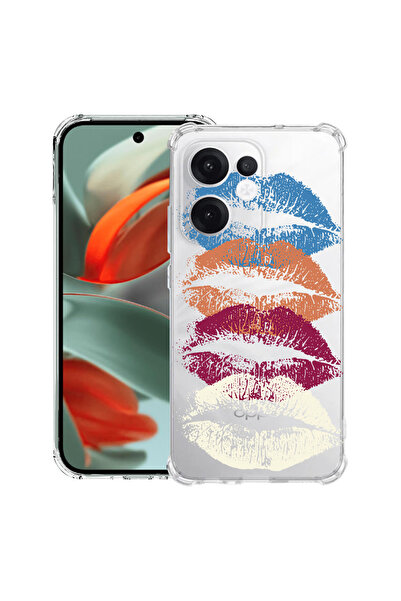 bestcase Husă antișoc pentru OPPO Reno 14 F / FS cu design Kiss Kiss, 2052058...