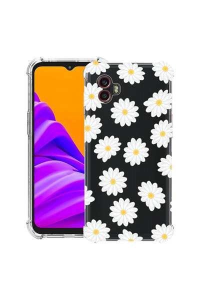 bestcase Husă antișoc pentru Samsung Galaxy Xcover 7 Pro cu design Happy Flowers Daisy, 2052051 AS 513