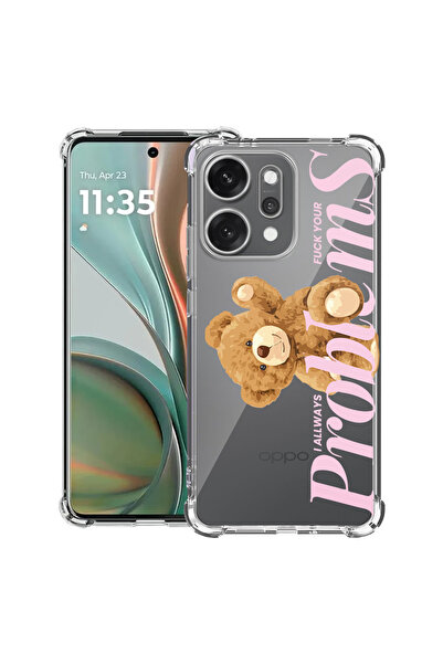 bestcase Husă antișoc pentru OPPO Reno 14 5G cu design ursuleț de pluș - Your...