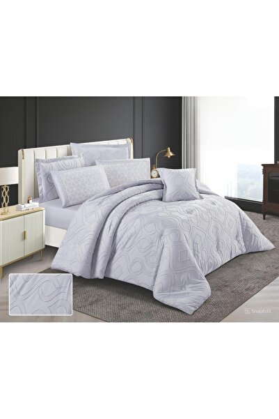 Red Rose مفرش سرير نفر فخم بتصميم منقوش من المايكروفايبر مقاس 170*220 سم