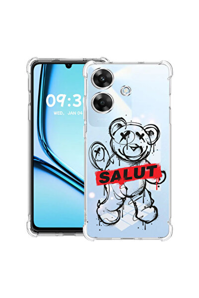 bestcase Carcasă antișoc pentru Realme Note 60 / Note 60X cu design Teddy Bea...