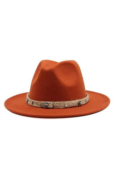 Pursehuit Women's hat, caramel orange, Monika