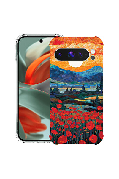 bestcase Carcasă antișoc Husa compatibilă cu Google Pixel 10 / Pixel 10 Pro, maci în apus de soare