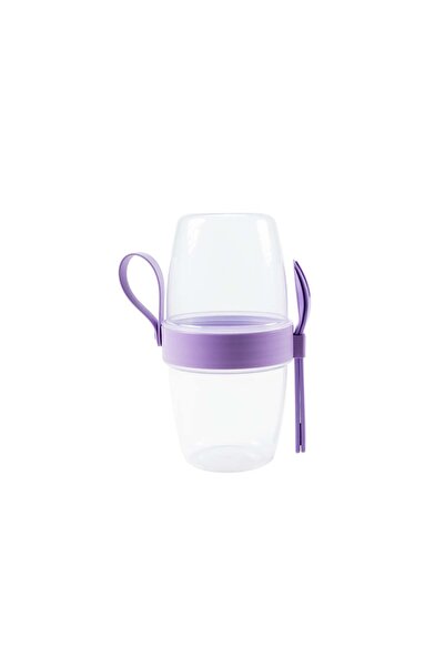 devigo Yogurt Container Portable Breakfast and Snack Container - Small / Medium / Large Large Lilac