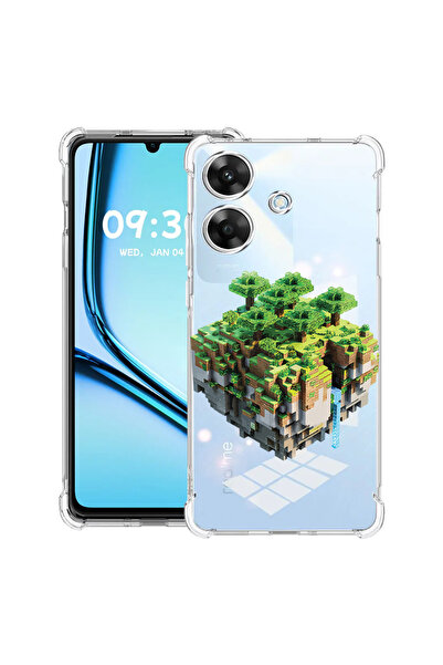 bestcase Husă antișoc pentru Realme Note 60 / Note 60X cu design Minecraft, 2...