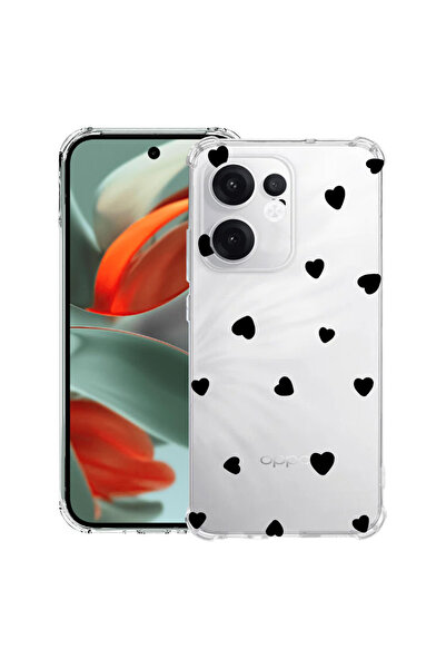 bestcase Carcasă antișoc Husa compatibilă cu Oppo Reno15 Pro, model inimă