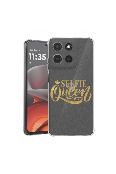 bestcase Husă antișoc pentru Motorola Edge 60 Pro cu design Selfie Queen, 2052054 AS 1801