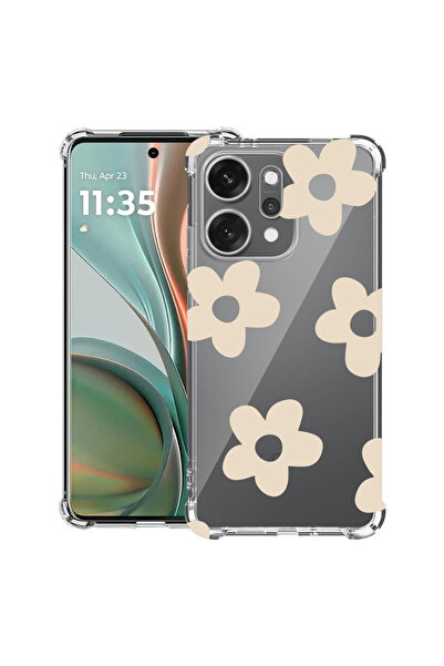 bestcase Удароустойчив гръб за OPPO Reno 14 5G с дизайн Ретро Маргаритка, 205...