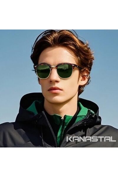 Generic KANASTAL Semi Rimless Driving Sunglasses for Men Women