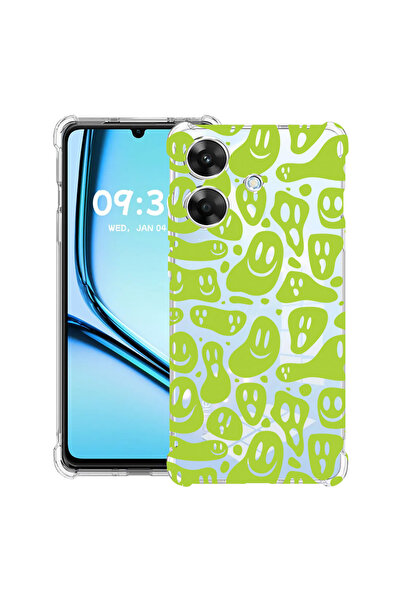 bestcase Carcasă antișoc pentru Realme Note 60 / Note 60X cu design verde aci...