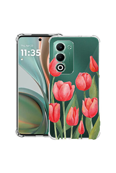 bestcase Carcasă antișoc pentru Xiaomi Redmi 15 (171 mm), Lalele roșii, 2078498 AS 633