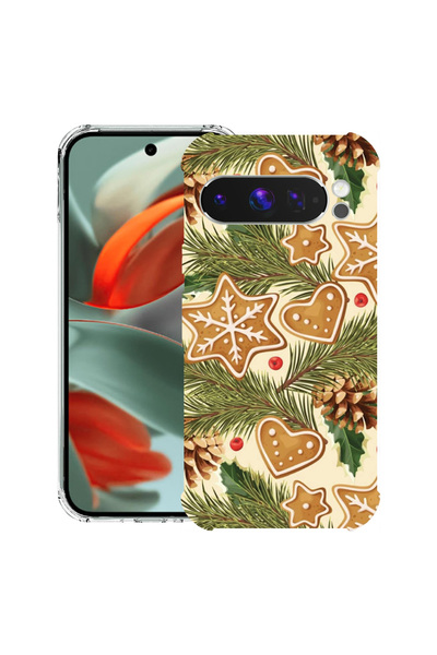 bestcase Carcasă antișoc compatibilă cu Google Pixel 10 / Pixel 10 Pro, Xmas ...