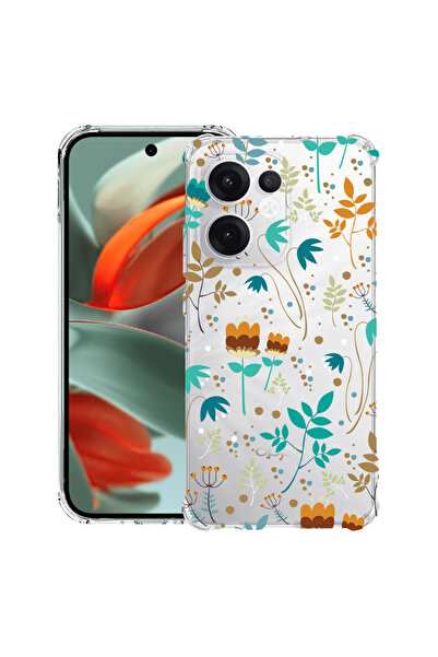 bestcase Carcasă antișoc Husa compatibilă cu Oppo Reno15, Flori de primăvară