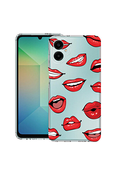 bestcase Husă antișoc pentru Samsung Galaxy A07 4G cu design buze - model săr...