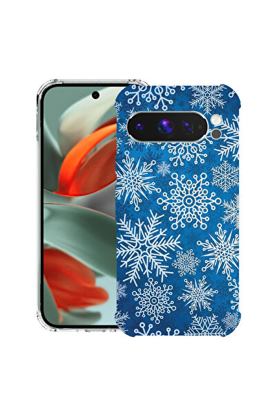 bestcase Carcasă antișoc pentru Google Pixel 10 Pro XL cu model de iarnă, 205...