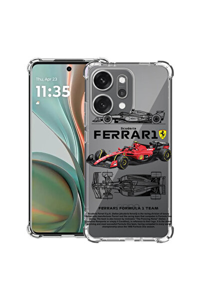 bestcase Carcasă antișoc pentru OPPO Reno 14 5G cu design Ferrari Scuderia, 2...