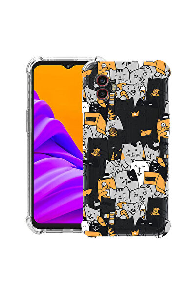 bestcase Husă antișoc pentru Samsung Galaxy Xcover 7 Pro cu model pisică, 205...
