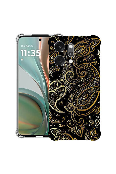 bestcase Carcasă antișoc pentru OPPO Reno 14 5G cu model auriu, 2052057 AS 1154