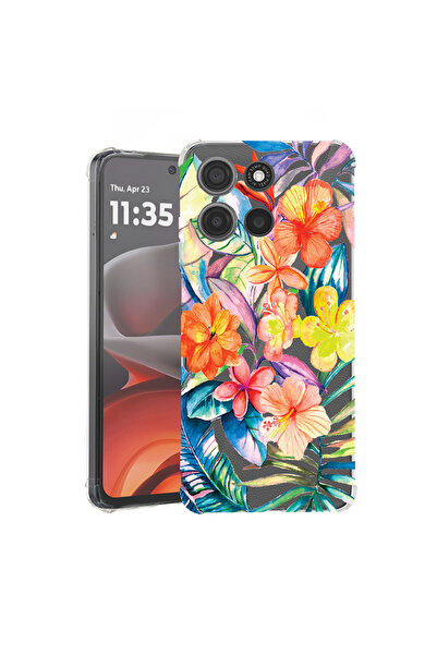 bestcase Carcasă antișoc pentru Motorola Edge 60 Pro cu design floral actual, 2052054 AS 498