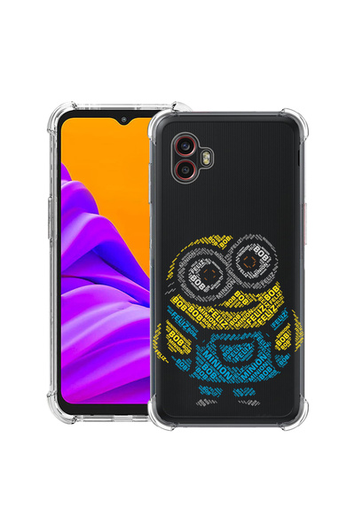 bestcase Husă antișoc pentru Samsung Galaxy Xcover 7 Pro cu design caligrafic Minion, 2052051 AS 1538