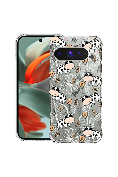 bestcase Husă antișoc pentru Google Pixel 10 Pro XL cu model vacă, 2052063 AS...